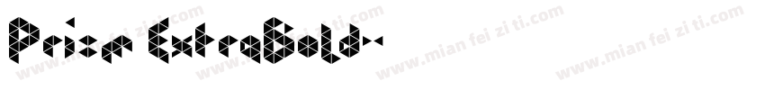 Prism ExtraBold字体转换